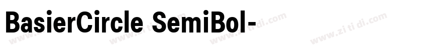 BasierCircle SemiBol字体转换 BasierCircle SemiBol字体转换